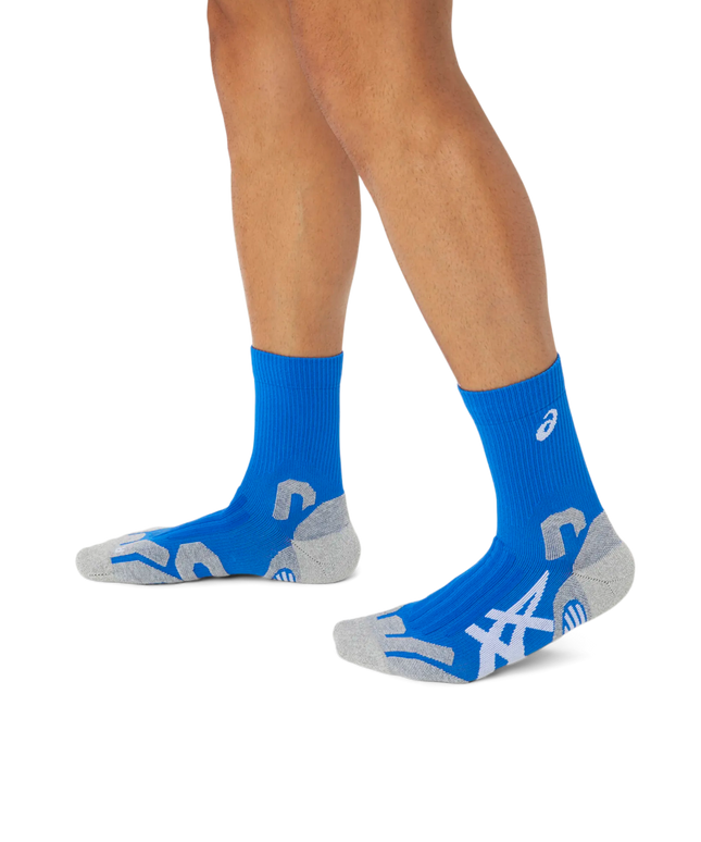 Asics Court+ Tennis Crew Socks blue model