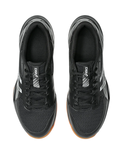 Asics Gel-Rocket 12 black gunmetal top view