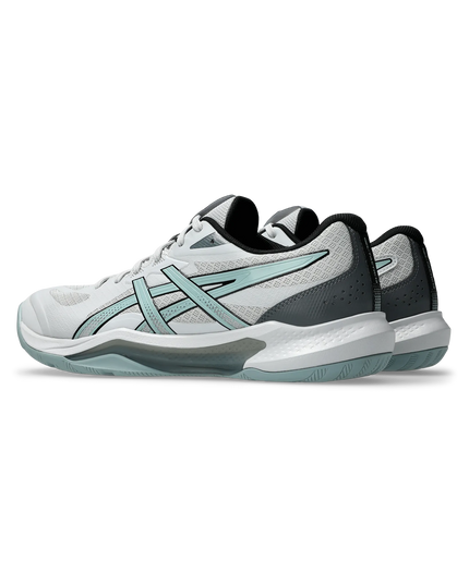 Asics Gel-Tactic 13 concrete / ocean haze angle 2