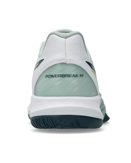 Asics Powerbreak FF white light green heel