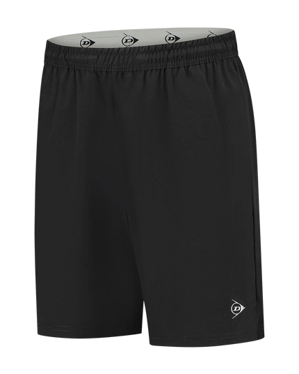 Dunlop Club Mens Woven Shorts 7 Inch black front