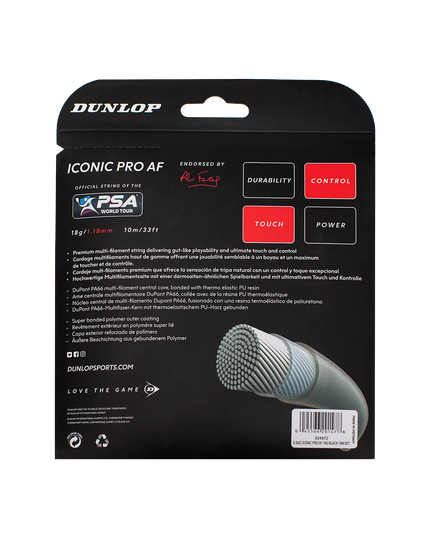 Dunlop Iconic Pro AF 1.18 mm - String Set 10 m back