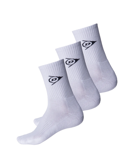 Dunlop Men's Crew Socks white