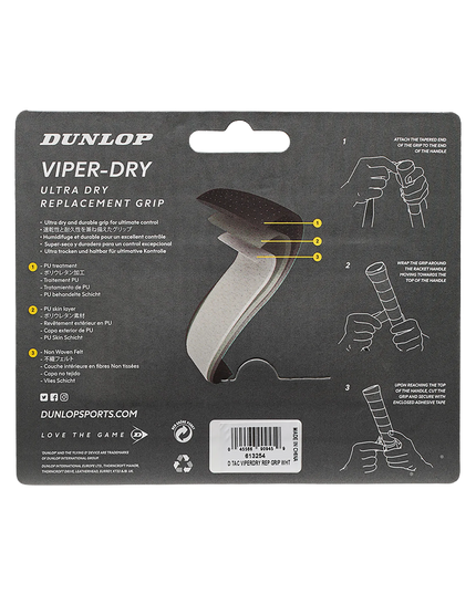 Dunlop Viper Dry Grip white back 613254