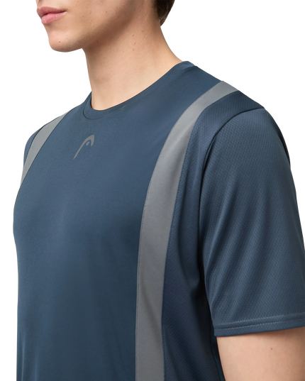 Head Club 25 Tech T-Shirt navy neck