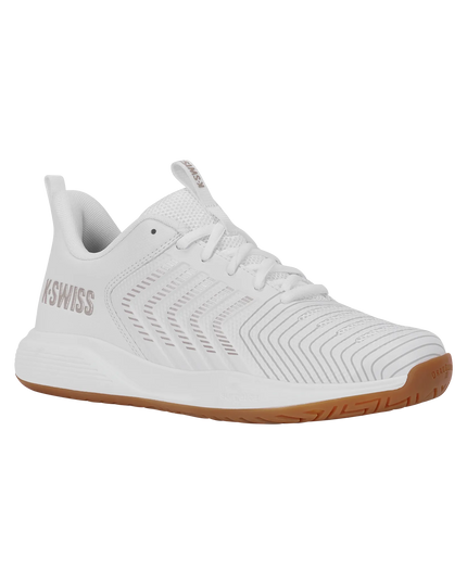 K-Swiss Ultrashot Light Indoor white rose gold angle