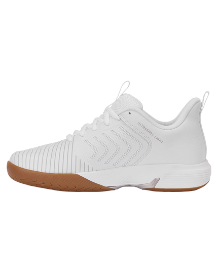 K-Swiss Ultrashot Light Indoor white rose gold side