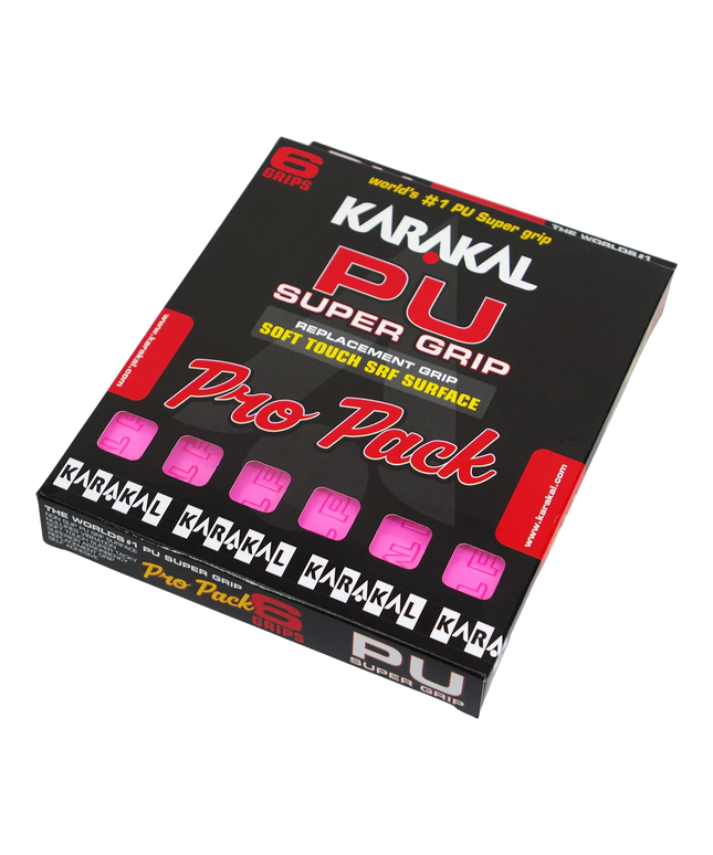 Karakal PU Super Grip Pink Pro Pack