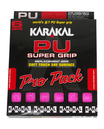 Karakal PU Super Grip Pink Pro Pack packaging