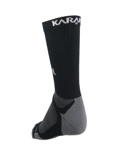 Karakal X4+ Men's Mid Calf Technical Socks black grey back