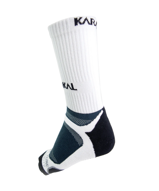 Karakal X4+ Men's Mid Calf Technical Socks white black back