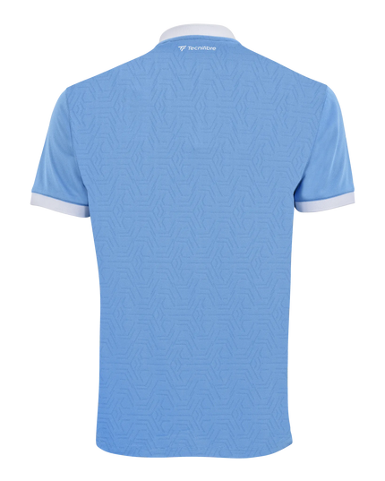 Tecnifibre Team Mesh Polo light blue back