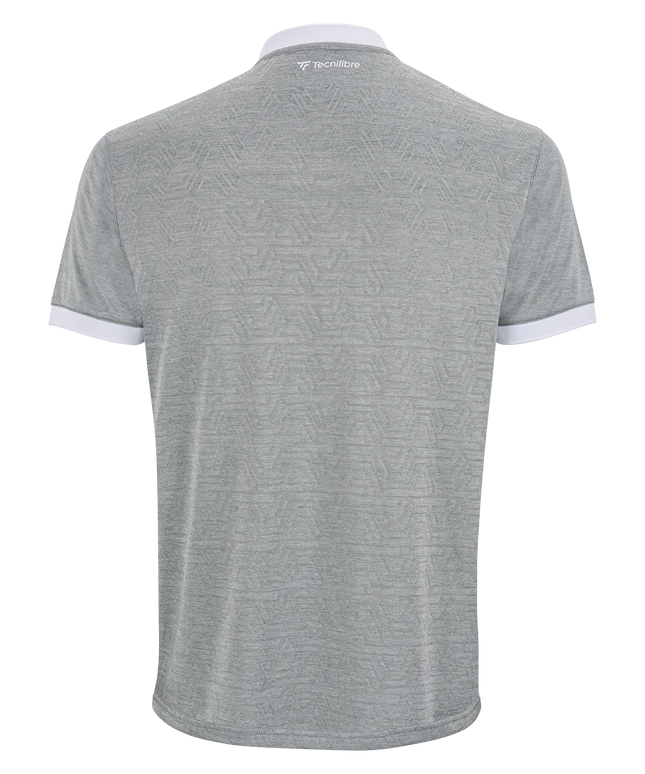 Tecnifibre Team Mesh Polo light grey back