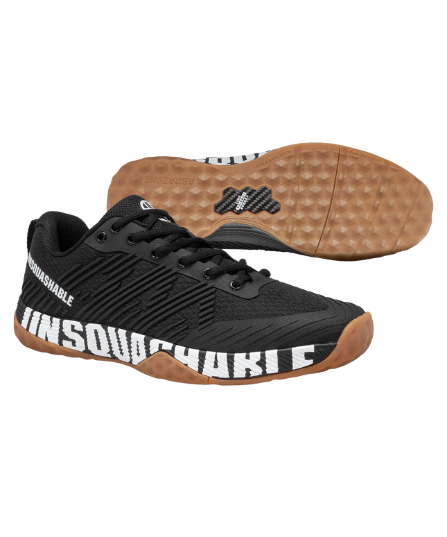UNSQUASHABLE FAST-TEC PRO Squash Shoe black angle