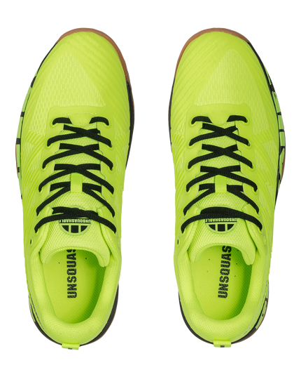 UNSQUASHABLE MIGUEL RODRÍGUEZ SPEZIAL Squash Shoe yellow top view