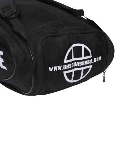 UNSQUASHABLE TOUR-TEC PRO Deluxe Racket Bag shoe compartment 2